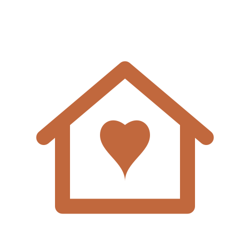 Casa con corazón, ilustración de Zarpas en Casa